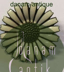 Georg Jensen Margueritte broche i forgyldt sterling sølv med emalje.