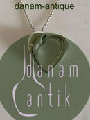 Georg Jensen纯银项链，心形吊坠，2006年