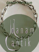 Georg Jensen Sterling Sølv Armbånd med Hjertevedhæng