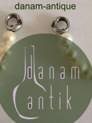 Georg Jensen Perlehalskæde med Lås af Hvidguld