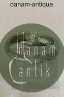 Georg Jensen 18ct 750 Weißgold Hundertjahrring mit Brillant 0,20 Karat