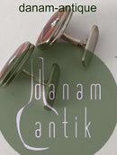 Georg Jensen Naja salto Manschettenknöpfe aus Sterlingsilber und Emaille