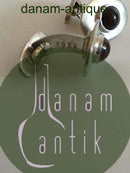 ジョージ ジェンセン スターリング シルバー カフリンクス No 203A (ダークストーン)