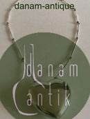 Georg Jensen Sterling Sølv Astrid Fog Halskæde med Stort Hjertevedhæng No 126