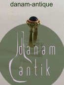 ジョージ ジェンセン 18K ゴールド リング No 81 ブルーサファイア