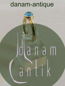 ジョージ ジェンセン ブルートパーズ 18K ゴールド リング