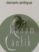 Georg Jensen Sterling Silver Ring with Silver Stone No 46A