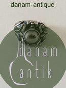 ジョージ・ジェンセン スターリングシルバー・リング（シルバーストーン付き）No38 1945-1951年製