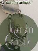 Georg Jensen Sterling Silver Necklace No 26 with Birds and Silver Stones