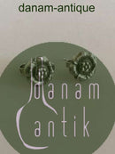 Georg Jensen Sterling Sølv Blomster Ørestikker No. 21