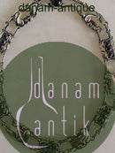 Georg Jensen Sterling Silver Necklace No 16 with Synthetic Saphire