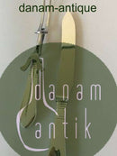 Georg Jensen Antik Sterling Silber Schneideset Messer und Gabel