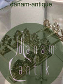 Satz von 6 Georg Jensen Königsmesserstühlen aus Sterlingsilber Nr. 62