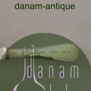 Georg Jensen Anniversary Kindermesser in Sterling Silber mit Stein misst 16,8 cm