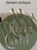 Georg Jensen Sterling Sølv Kaktus Bestik Sæt til 6 Pers. 42 Dele.