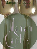 ジョージ ジェンセン スターリング シルバー ダブル トリプレット サラダ/サービング セット No 115、No 116