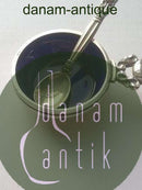 Georg Jensen Sterling Sølv 'Konge' Salt Kar med Ske