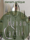 ジョージ ジェンセン スターリングシルバー キングランチ カトラリーセット。40個8 パース