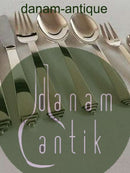 乔治-延森纯银金字塔餐具套装，供6人使用，共48件。