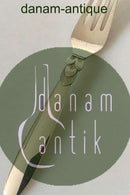 Georg Jensen Sterling Sølv Kaktus Spisegaffel No. 012