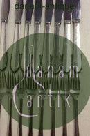 Georg Jensen Sterling Silver Beaded Lunch flatware set 16 pieces