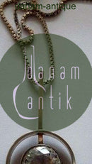 N.E. From Halssmykke vedhæng i Sterling Sølv med sten