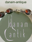 N.E. From Halskæde i Sterling Sølv med Rav