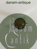 N.E. From 琥珀入りスターリングシルバー・リング