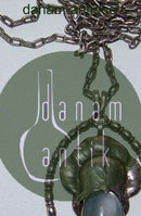 Evald Nielsen Sterling Sølv vedhæng med månesten