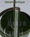 N.E. From ブラックストーン付きスターリングシルバー・ペンダント