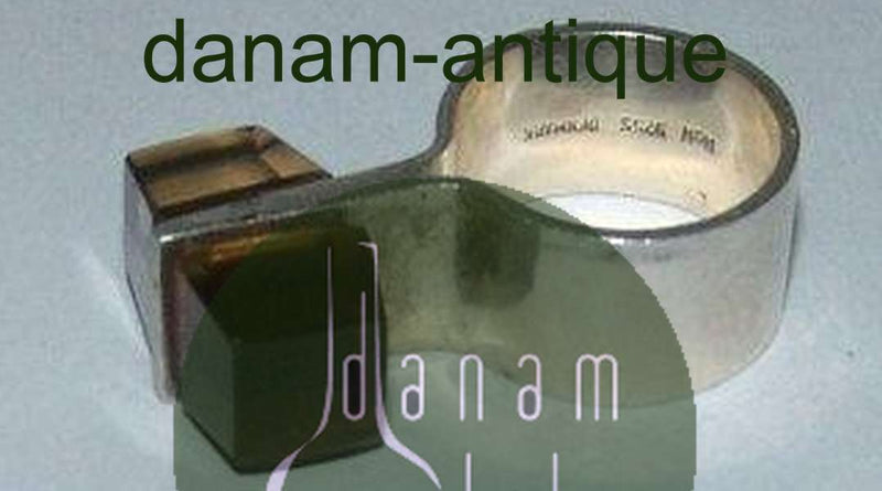 Hans Hansen Sterling Silber Ring mit Bergkristall