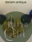 Ole Lynggaard Lapis Lazuli perlekæde med 18K guld løs og .10 diamant