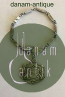 Wiwen Nilsson Style Sterling Silver Bracelet with Swedish Royal Crest