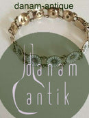 Anton Michelsen Daisy bracelet made of sterling silver with enamel.