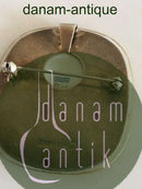 Royal Copenhagen Flora Brooch / Pendant in Porcelain and Sterling Silver