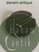 Hans Hansen Broche i Oxideret Sterling Sølv med Perler og Forgyldt Kant.