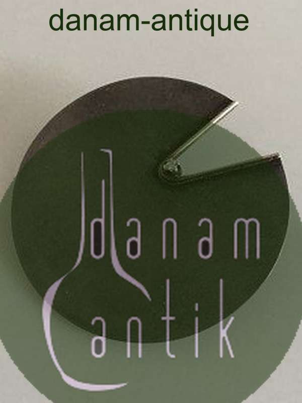 ハンセン ブローチ オキシダイズド スターリング シルバー ダイヤモンド