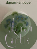 Royal Copenhagen Porcelænsknap med Håndmalet Blomstermotiv