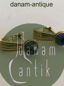 Ole Lynggaard 14K Gold Cufflinks with Lapis Stones