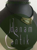 Lapponia Finland Læderhalskæde med Sterling Sølv Smykkemontering Poul Havgaard