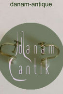 Ear screws with Pearl i Gold