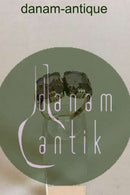 Gold ring with two Amethysts. 14 K