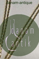 Necklace "Anchor-pattern" 14 kt gold with lobster clasp