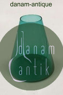 Kastrup Glasværk Opaline form Grøn Konisk vase