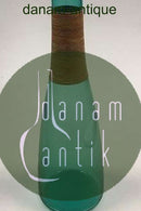 Kastrup Glasværk Opaline form Grøn Karaffel med bambusbevikling