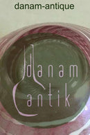 Kosta Boda Iriserende lyserød og hvid glasvase No 48466