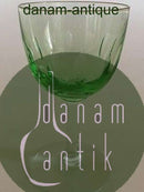 Holmegaard Murat White Wine Glass with Green Bouquet 11.5 cm H