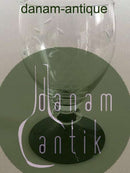 "Jane" Sortfods Rødvinsglas med drueslibning fra Holmegaard