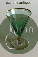 Ida Hvidvinsglas, Grønt med optiske striber og guld