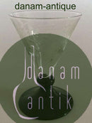 "Jane" Sortfods Likørglas med drueslibning fra Holmegaard